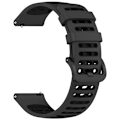 Miniatyrbillede 1 af 4: Silikone rem til Xiaomi Watch S4/Keep Watch Pilot 1 Sort+grå