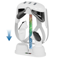 Pikkukuva 5 / 5: Näyttöjalusta ja laturi RGB-valolla Oculus Quest 3:lle