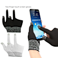 Miniatyrbillede 5 af 5: Touchscreen følsomme handsker Sort