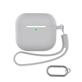 Miniatyrbillede 1 af 3: AirPods-etui med nøglering og tilbehør AirPods 4 Grå