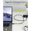 Miniatyrbild 4 av 9: Certifierad USB-C™-kabel, USB4™ version 2.0, 240 W, 80 Gbit/s, PD, 1,2 m