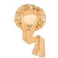 Miniatyrbild 1 av 3: Dubbellagers Satin Elastisk Streamer Sovmössa - Khaki