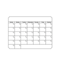 Pikkukuva 1 / 4: Magnetic Weekly Planner Board Valkoinen