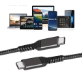 Miniatyrbillede 2 af 5: INF USB-C til USB-C kabel 5A/20V PD 100W Sort 2 m