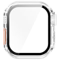 Miniatyrbild 4 av 6: Skyddsfodral för Apple Watch - Hård PC & Härdat Glas Transparent 45 mm
