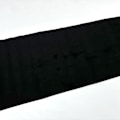 Miniatyrbild 3 av 5: Självhäftande mockatygslapp Svart M