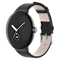 Miniatyrbild 2 av 5: Äkta läderrem för Google Pixel Watch 2 & 3 Svart