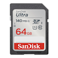 Pikkukuva 1 / 4: Muistikortti SANDISK ULTRA SDXC 64GB 140MB/s UHS-I Class 10 (SDSDUNB-064G-GN6IN)