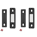 Pikkukuva 1 / 5: 4 Aseta Invisible Magnetic Doorstop Musta