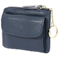 Miniatyrbillede 2 af 3: Blocking Slim Wallet til mænd, ægte læder minimalistisk tegnebog Kvinders Mørkeblå