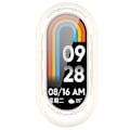 Pikkukuva 3 / 7: Silikonisuojakotelo Xiaomi Mi Band 8/8 NFC/9/9 NFC:lle Valkoinen