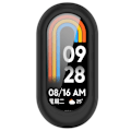 Miniatyrbillede 6 af 7: Silikone beskyttelsescover til Xiaomi Mi Band 9/9 NFC Sort
