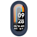 Miniatyrbild 4 av 5: Silikonskyddsfodral för Xiaomi Mi Band 9/9 NFC Blå