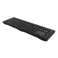 Miniatyrbild 1 av 6: Wireless Keyboard w/ touchpad, silicone, IP65, 2,4 GHz,black