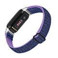Miniatyrbild 2 av 4: Justerbar Nylonrem för Fitbit Alta Blå