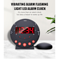 Miniatyrbillede 3 af 11: INF Vækkeur med bed shaker Sort