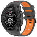 Pikkukuva 4 / 5: Garmin Instinct 3 Kaksivärinen silikoni kellon ranneke model 2 Oranssi