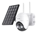 Pikkukuva 3 / 3: Langaton 5MP WiFi-ulkokamera ieGeek ZS-GX4S valkoinen aurinkopaneelilla