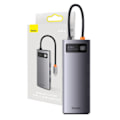Pikkukuva 1 / 11: Keskitin 6in1 Baseus StarJoy -sarja, USB-C - 3x USB 3.0 + HDMI + USB-C PD + RJ45