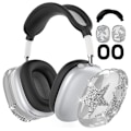 Miniatyrbillede 1 af 4: AirPods Max Beskyttelsesetui - Diamantstjernedesign Sort