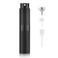 Miniatyrbillede 1 af 6: Genopfyldelig parfume sprayflaske glasflaske legeringsskal 8 ml Sort