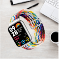 Miniatyrbild 3 av 4: Xiaomi Band Regnbågs Nylon Loop Armband - Uppgraderad Magnetisk 2.0 Xiaomi 4A typ - universal (CN3A75)