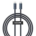 Miniatyrbillede 4 af 10: Hurtig opladning USB-C Baseus Flash 240W 1m (sort)