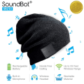 Pikkukuva 4 / 4: Lippis Bluetooth-kuulokkeilla ja mikrofonilla - musta