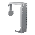 Miniatyrbild 1 av 5: Computer holder for mounting under the table/on wall, silver