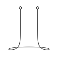 Miniatyrbillede 1 af 5: Øreprop Lanyard Anti-Lost stropper Sort