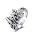 Miniatyrbild 1 av 4: Retro Punk Tusk Ring Silver
