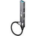 Miniatyrbild 1 av 9: Slim USB-hubb med 4 portar, USB-C™ till USB-C™/USB-A, 5 Gbit/s