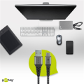 Miniatyrbild 8 av 11: USB-C™ till USB-A textilkabel med metallkontakter 0,5 m