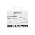 Miniatyrbild 2 av 2: GEAR Laddkabel USB-C till Lightning 2m Vit MFI C94