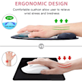 Pikkukuva 3 / 3: Hiirimatto ergonomisella rannetuella Monivärinen