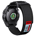 Pikkukuva 1 / 4: Garmin Fenix 8 -kellohihna, nailon Musta 22 mm