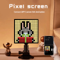 Miniatyrbillede 4 af 11: LED pixel skærm brugerdefineret tekstmønster animation Programmerbare display lys Sort