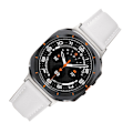 Miniatyrbillede 2 af 2: Rem i ægte læder til Samsung Watch 7 Ultra (47 mm) - Hvid
