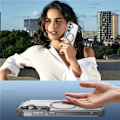 Miniatyrbillede 4 af 5: Slankt gennemsigtigt magnetisk cover til Samsung Galaxy S24 FE