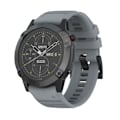 Pikkukuva 5 / 5: Silikoniteräslevyn kellohihna Garmin Fenix 7X 26mm:lle Harmaa