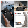 Miniatyrbillede 3 af 6: Elegant sort etui til Samsung S24 Ultra - Magnetisk & Beskyttende