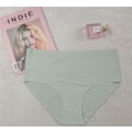 Miniatyrbild 3 av 4: Bikinitrosor med hög midja, set Rosa + Vit 4XL