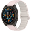 Miniatyrbillede 3 af 4: Garmin Fenix 5/6/7/8 magnetisk urrem med hurtig udløsning Lyserød 22 mm