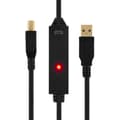 Miniatyrbillede 2 af 4: PRIME USB 2.0 cable Type A male  Type B male active 5m black
