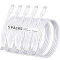 Miniatyrbild 4 av 8: 5-pack CTO C datakablar, 1M PD 60W snabbladdningskablar 5-pack S