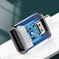 Miniatyrbild 3 av 5: USB-C (hane) till USB 3.0 (hona) Adapter 10 Gbps Guld