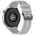 Pikkukuva 2 / 3: Silikoniranneke 22 mm Huawei Watch GT4 -kellolle Vaalean harmaa