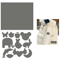 Miniatyrbillede 1 af 2: Iron-On Patch, ingen syning påkrævet Grå