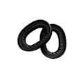 Miniatyrbillede 5 af 6: Ørepuder 1 par Jabra Elite 85H Sort