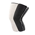 Miniatyrbillede 1 af 3: Termisk knæstøtte med fleeceforing - 40 cm (90-160 lbs) Sort + Hvid